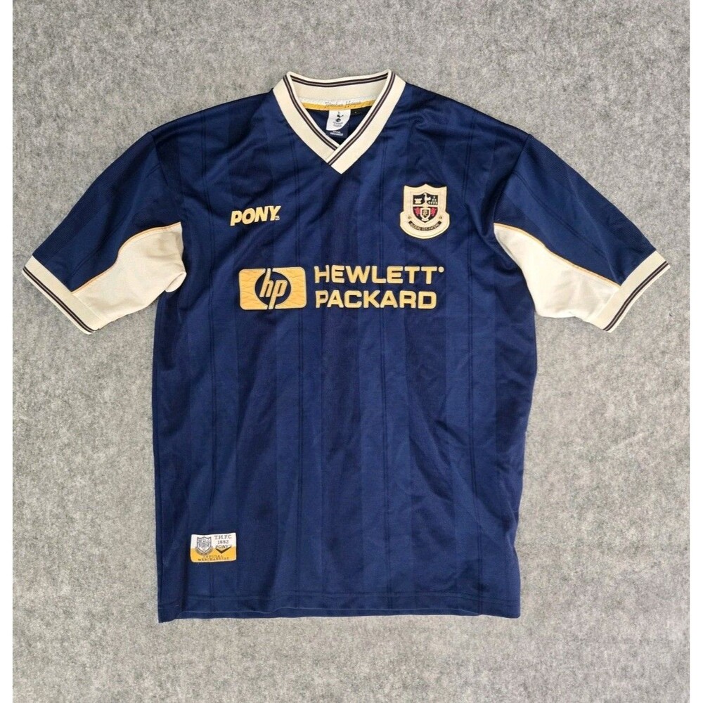 Tottenham Hotspur 1997-1999 Away Shirt Pony Hewlett Packard Spurs Sz L Vintage